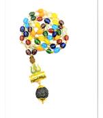 Raviour Lifestyle Lord Shiv Shakti 5 Mukhi Shiv Trishul Damru With Navratan Mala