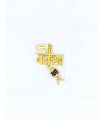 Raviour Lifestyle Mahakal Shiva Trishul Rudraksha Wood Pendant
