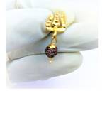 Raviour Lifestyle Mahadev Bholenath Trishul Pendant With Rudraksha Pendant For Good Health And Lord Shiv Blessing