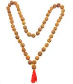 Raviour Lifestyle Natural and Original 5 Mukhi Rudraksha Kantha Mala Big Beads