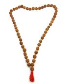 Raviour Lifestyle Rudraksha Mala 54 Big Beads Wood Kantha Mala