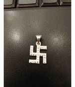 Raviour Lifestyle Swastik satiya silver pendant energized