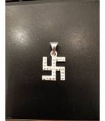 Raviour Lifestyle Swastik satiya silver pendant energized