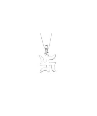 Raviour Lifestyle Swastik satiya silver pendant energized 1