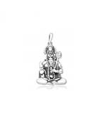 Raviour Lifestyle Hanuman ji silver pendant for gaining blessings of hanuman ji
