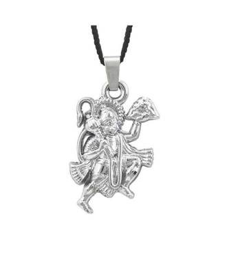 Raviour Lifestyle Hanuman ji silver pendant for gaining blessings of hanuman ji 1