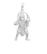 Raviour Lifestyle Hanuman ji silver pendant for gaining blessings of hanuman ji