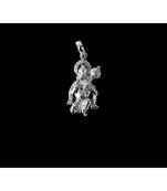 Raviour Lifestyle Hanuman ji silver pendant for gaining blessings of hanuman ji