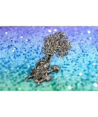 Raviour Lifestyle Hanuman ji silver pendant for gaining blessings of hanuman ji 1