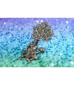 Raviour Lifestyle Hanuman ji silver pendant for gaining blessings of hanuman ji