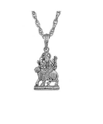 Raviour Lifestyle Shero wali maa pendant durga maa silver pendant for blessings 1