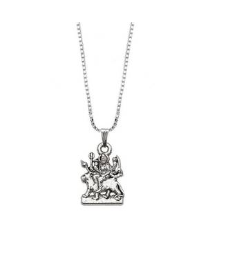 Raviour Lifestyle Shero wali maa pendant durga maa silver pendant for blessings 1