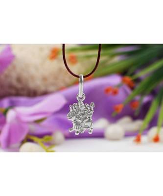 Raviour Lifestyle Shero wali maa pendant durga maa silver pendant for blessings 1