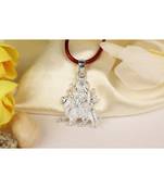 Raviour Lifestyle Shero wali maa pendant durga maa silver pendant for blessings