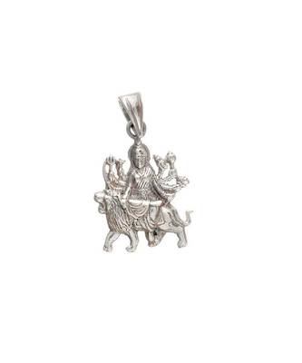 Raviour Lifestyle Shero wali maa pendant durga maa silver pendant for blessings 1