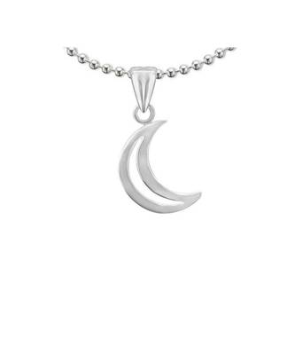 Raviour Lifestyle Moon chandrama chand silver pendant 1
