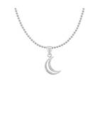 Raviour Lifestyle Moon chandrama chand silver pendant