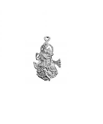 Raviour Lifestyle Radha krishna silver pendant 1
