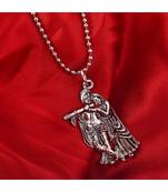 Raviour Lifestyle Radha krishna silver pendant