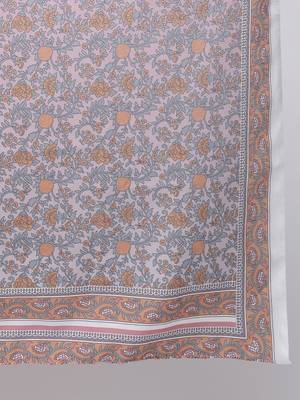 Brown Rayon Printed stitched  women kurti 7