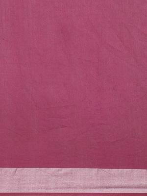 Purple Colored Art Silk Handloom Saree with an unstitched Blouse Piece 5
