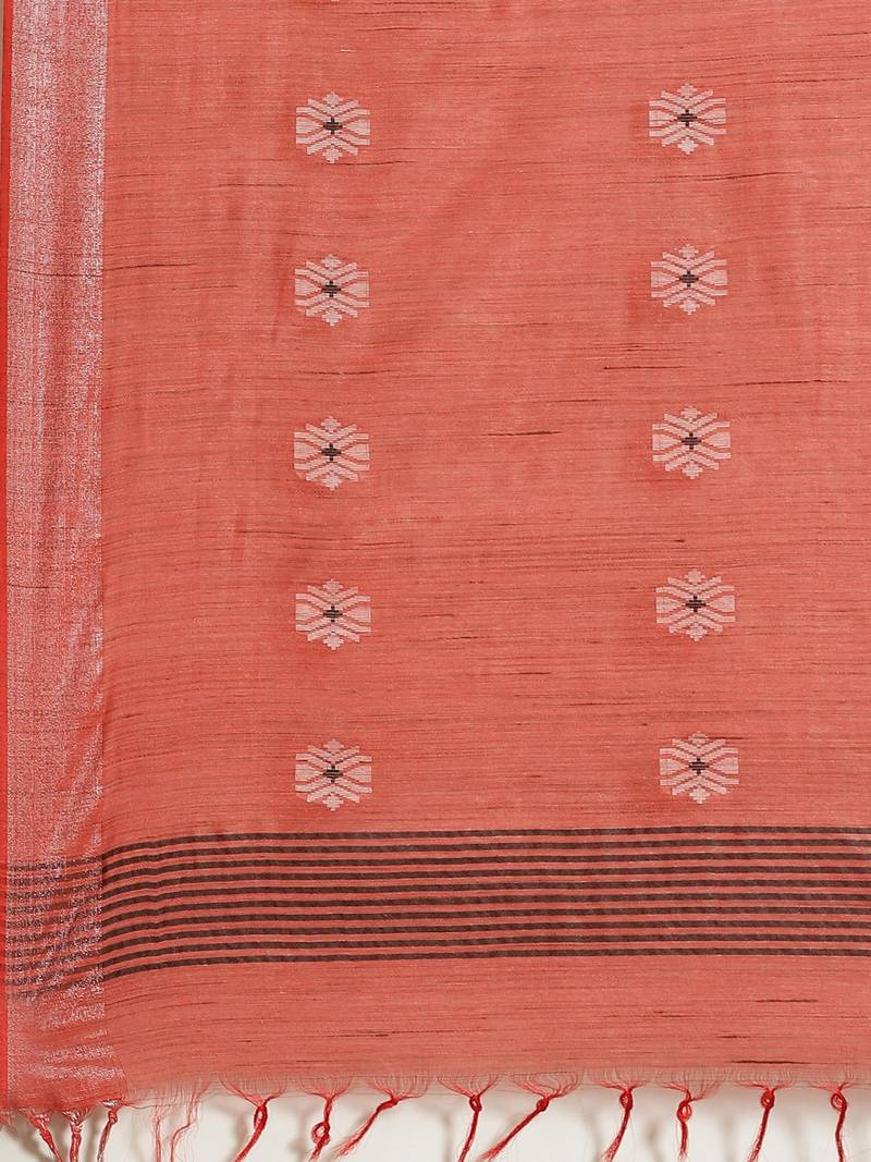 Revelry Triangle Dobby Saree main image 1
