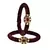Brass And Acrylic Bangles Color-Maroon