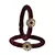Brass And Acrylic Bangles Color-Maroon