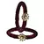 Brass And Acrylic Bangles Color-Maroon