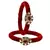 Brass And Acrylic Bangles Color-Red