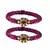 Brass And Acrylic Bangles Color-Rani