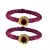 Brass And Acrylic Bangles Color-Rani