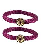 Brass And Acrylic Bangles Color-Rani