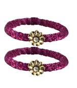 Brass And Acrylic Bangles Color-Rani
