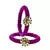 Brass And Acrylic Bangles Color-Purple