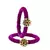 Brass And Acrylic Bangles Color-Purple