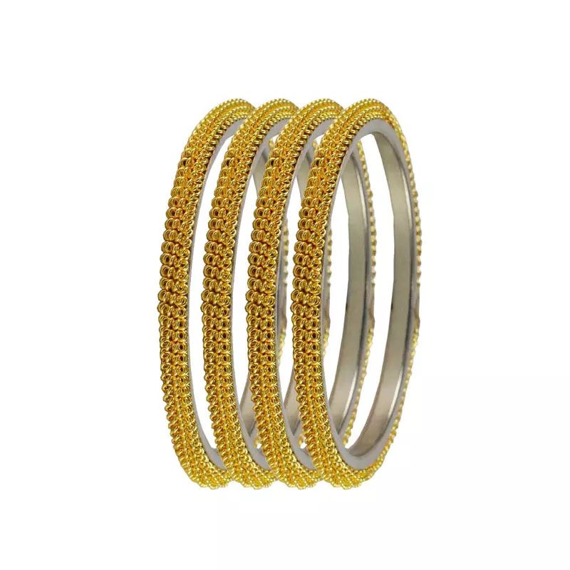 Brass Bangles Color-Gold