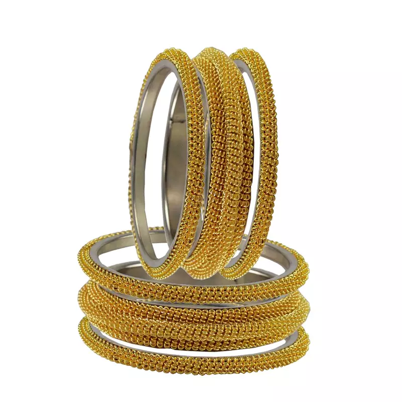 Brass Bangles Color-Gold