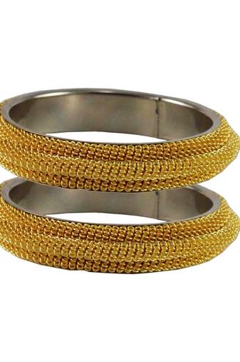 Brass Bangles Color-Gold