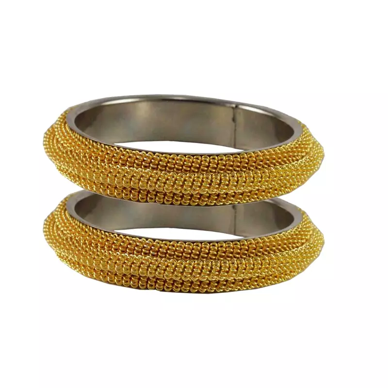 Brass Bangles Color-Gold