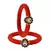 Brass And Acrylic Bangles Color-Red