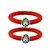 Brass And Acrylic Bangles Color-Red