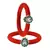 Brass And Acrylic Bangles Color-Red