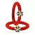 Brass And Acrylic Bangles Color-Red