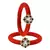 Brass And Acrylic Bangles Color-Red