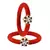 Brass And Acrylic Bangles Color-Red