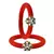 Brass And Acrylic Bangles Color-Red