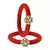 Brass And Acrylic Bangles Color-Red