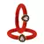 Brass And Acrylic Bangles Color-Red