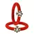 Brass And Acrylic Bangles Color-Red